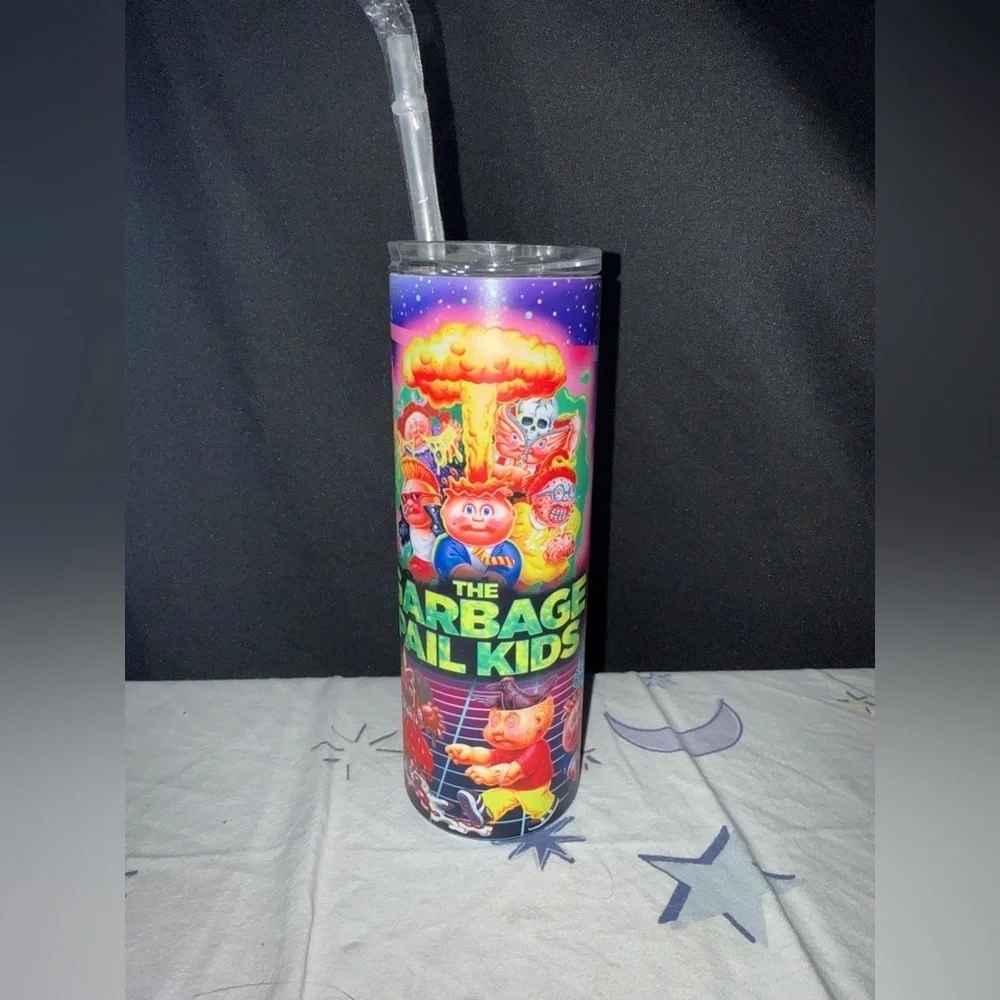 Garbage Pail Kids Tumbler with Straw 20oz